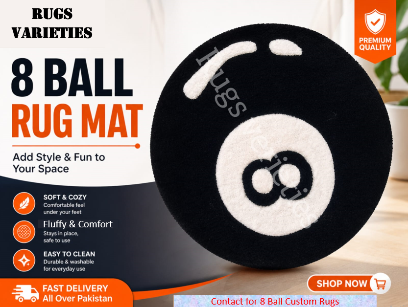8 Ball Tufted Rug