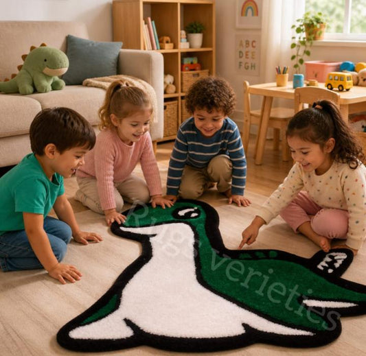 Dragon Handmade Tufted Rug 2 x 2 Feet