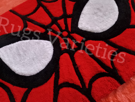 Spider man handmade tufted rug 30 x 18 Inch