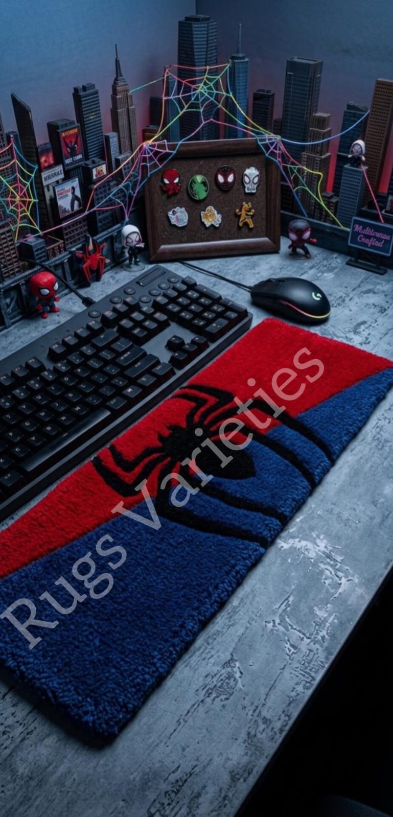Spider Key Board Tufted Rug